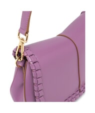 GIANNI CHIARINI HELENA ROUND Sac en cuir &agrave; rabat Argyle violet - Sacs pour Femme - 4