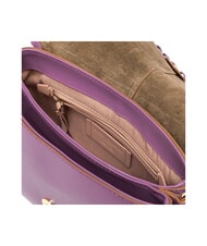 GIANNI CHIARINI HELENA ROUND Sac en cuir &agrave; rabat Argyle violet - Sacs pour Femme - 5