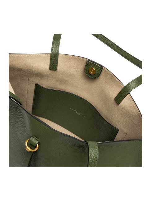 EGLE Sac de courses en cuir feu profond - Sacs pour Femme