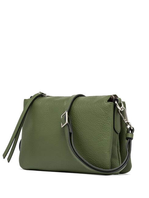 THREE  Mini sac bandouli&egrave;re, en cuir feu profond - Sacs pour Femme