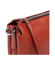 GIANNI CHIARINI THREE  Mini sac bandouli&egrave;re, en cuir rouge brique - Sacs pour Femme - 4