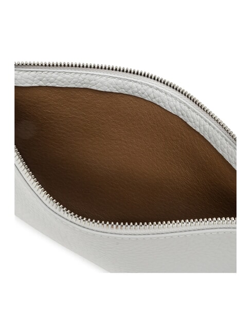 HERMY Pochette en cuir avec bandouli&egrave;re castor de craie sur glace - Sacs pour Femme