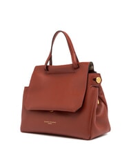 GIANNI CHIARINI OTTAVIA Sac en cuir fabriqu&eacute; en Italie rouge brique - Sacs pour Femme - 2