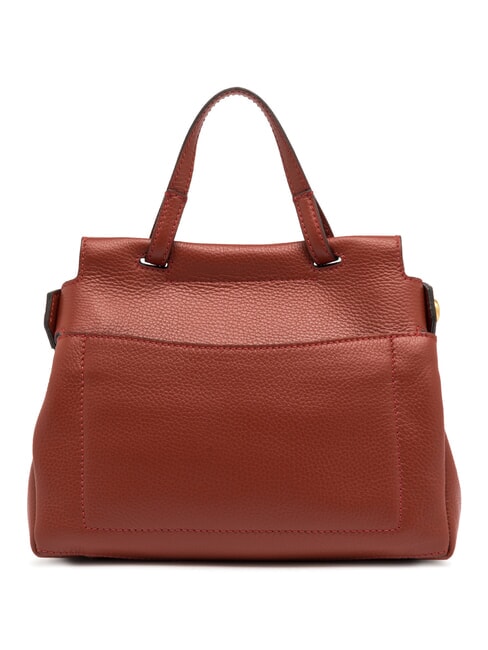 OTTAVIA Sac en cuir fabriqu&eacute; en Italie rouge brique - Sacs pour Femme