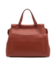 GIANNI CHIARINI OTTAVIA Sac en cuir fabriqu&eacute; en Italie rouge brique - Sacs pour Femme - 3