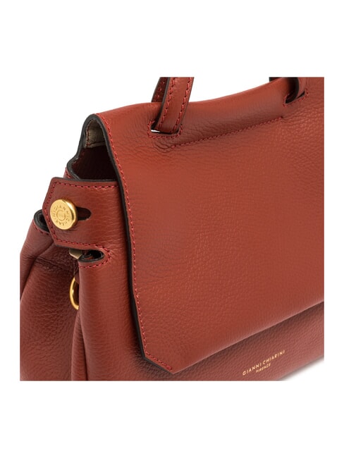 OTTAVIA Sac en cuir fabriqu&eacute; en Italie rouge brique - Sacs pour Femme