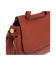GIANNI CHIARINI OTTAVIA Sac en cuir fabriqu&eacute; en Italie rouge brique - Sacs pour Femme - 4