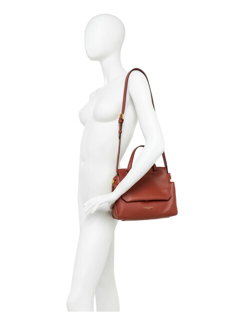 OTTAVIA Sac en cuir fabriqu&eacute; en Italie rouge brique - Sacs pour Femme