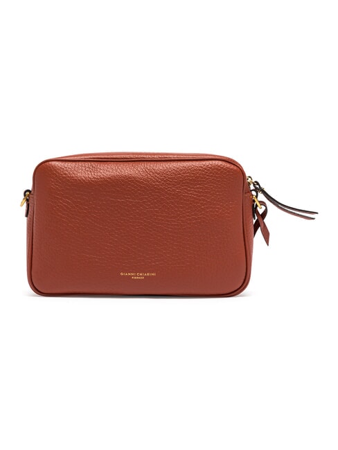 MARISOL Sac &agrave; bandouli&egrave;re en cuir rouge brique - Sacs pour Femme
