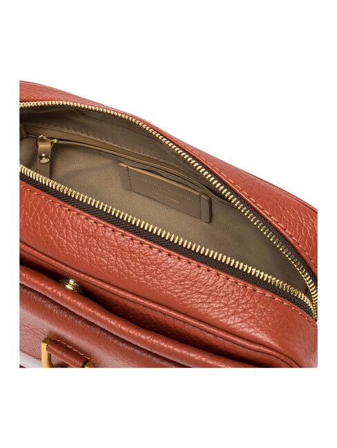 MARISOL Sac &agrave; bandouli&egrave;re en cuir rouge brique - Sacs pour Femme
