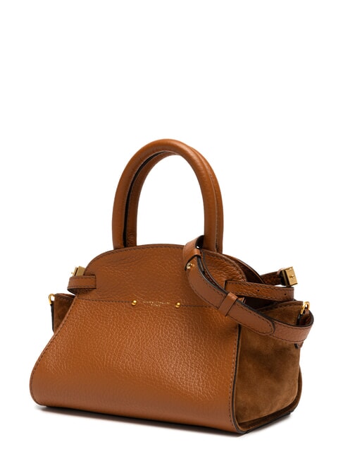 FARAH Sac &agrave; main avec bandouli&egrave;re CUIR - Sacs pour Femme