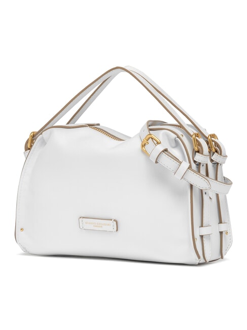 CAMELIA Sac &agrave; main avec bandouli&egrave;re blanche - Sacs pour Femme