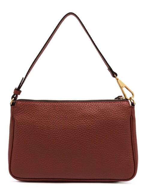 BROOKE Sac bandouli&egrave;re en cuir rouge brique - Sacs pour Femme