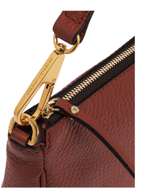BROOKE Sac bandouli&egrave;re en cuir rouge brique - Sacs pour Femme