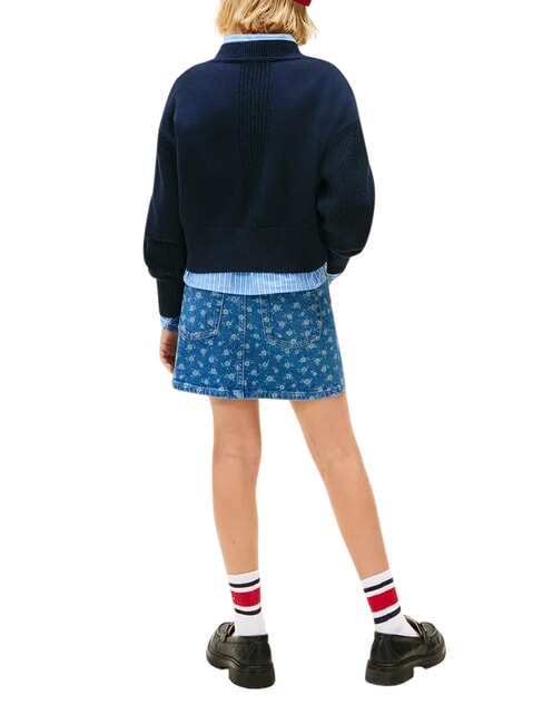 TH Pull &agrave; col rond pour filles ciel du d&eacute;sert - Pulls pour enfants