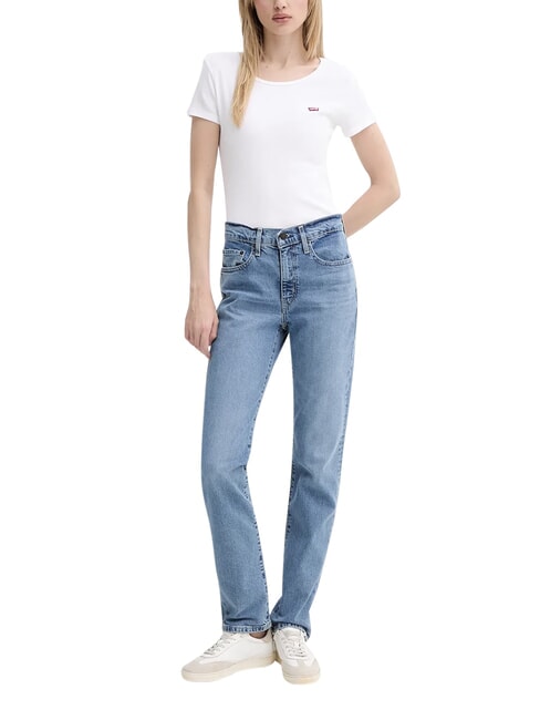 TH Jeans taille haute tapoter - Jeans