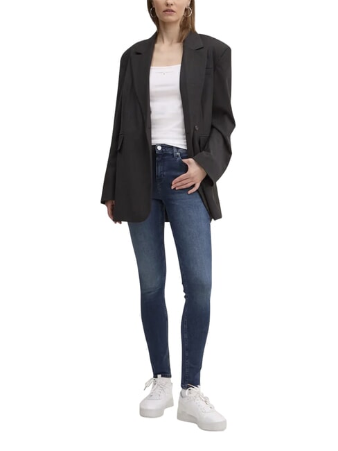 TH JEANS jeans slim denim fonc&eacute; - Jeans