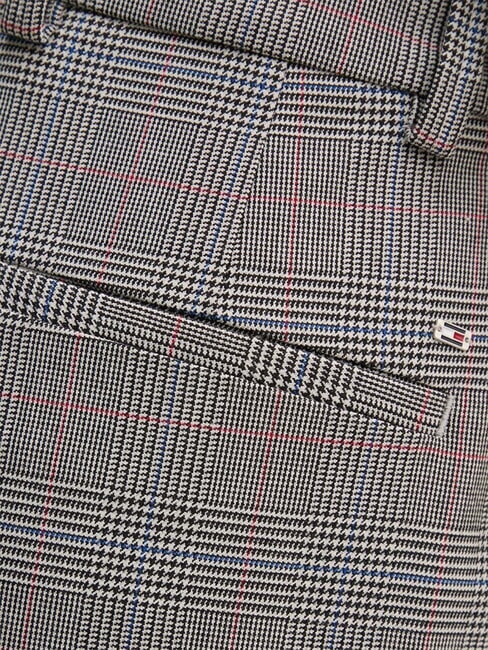 TH Pantalon slim, style classique v&eacute;rification globale stp/s/texture h gris - Pantalons pour femmes