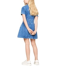 TOMMY HILFIGER TH Robe en jean &agrave; manches courtes pour filles - Robes pour petites filles