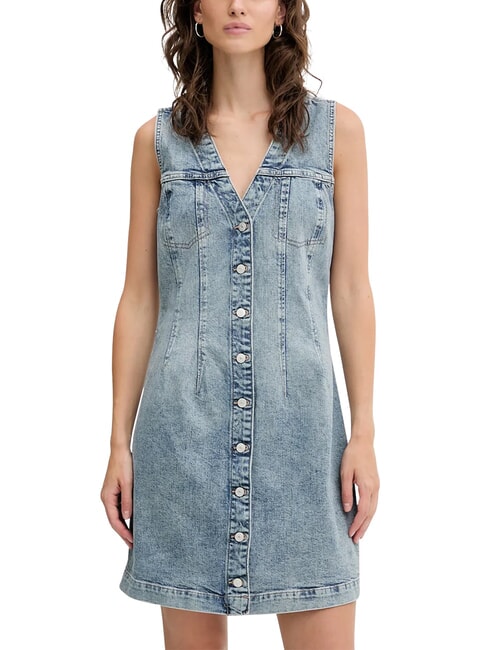 TH JEANS robe en jean denim - V&ecirc;tements femme