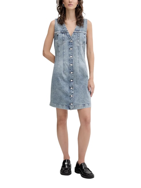 TH JEANS robe en jean denim - V&ecirc;tements femme