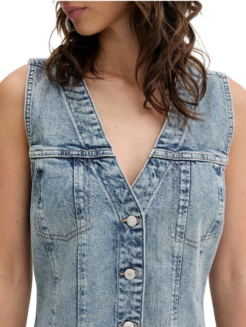 TH JEANS robe en jean denim - V&ecirc;tements femme