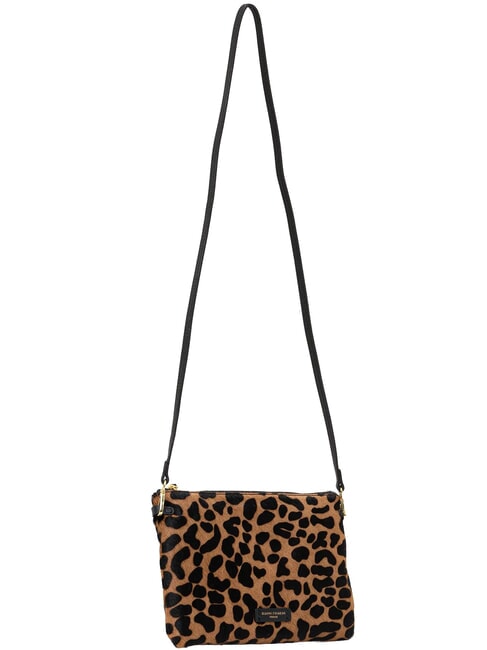 HERMY sac bandouli&egrave;re lion noir - Sacs pour Femme