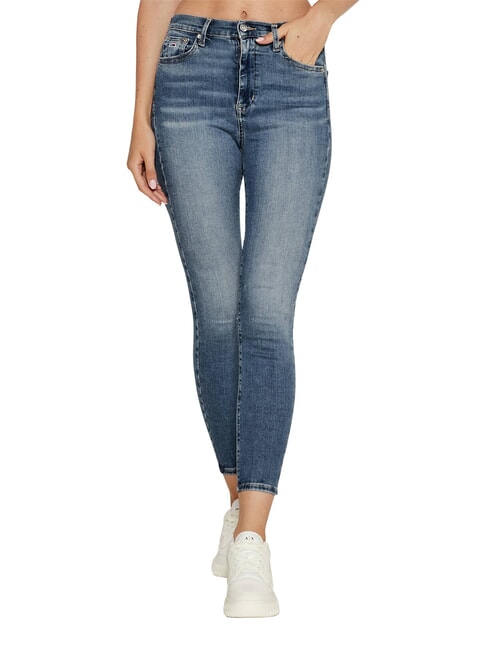 TH JEANS Jeans taille haute denim moyen - Jeans