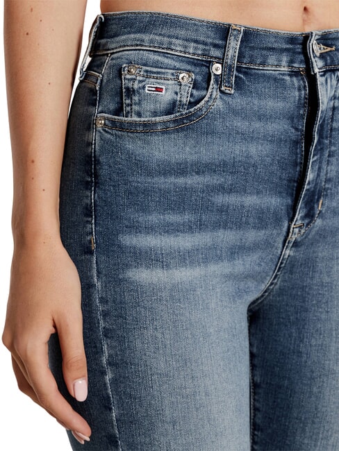 TH JEANS Jeans taille haute denim moyen - Jeans