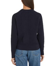 TOMMY HILFIGER TH Pull en coton &agrave; col rond ciel du d&eacute;sert - Chandails pour femmes - 3