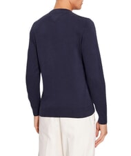 TOMMY HILFIGER TH FLAG Pull ras du cou en coton ciel du d&eacute;sert - Pulls pour hommes - 2