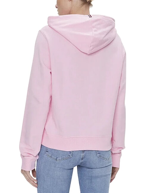 TH Sweat-shirt en coton, manches longues rose embl&eacute;matique - Sweat-shirts pour femmes