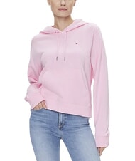 TOMMY HILFIGER TH Sweat-shirt en coton, manches longues rose embl&eacute;matique - Sweat-shirts pour femmes - 3