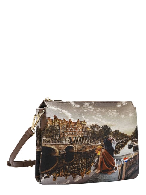 YESBAG Sac bandouli&egrave;re, deux compartiments automne &agrave; Hollad - Sacs pour Femme