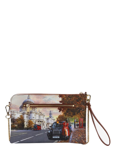 YESBAG Pochette plate avec revers touriste londonien - Sacs pour Femme