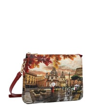 YNOT YESBAG Sac bandouli&egrave;re, deux compartiments Rome sous la pluie - Sacs pour Femme - 2