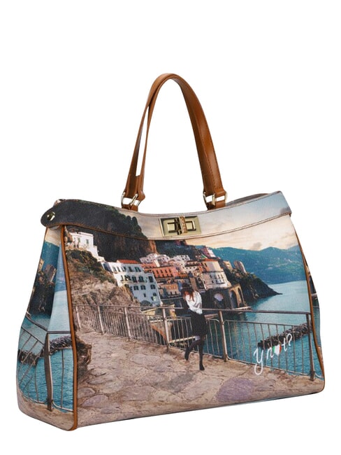 YESBAG Sac bandouli&egrave;re XL c&ocirc;te hivernale - Sacs pour Femme