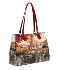 YNOT YESBAG Sac bandouli&egrave;re M Rome sous la pluie - Sacs pour Femme - 3