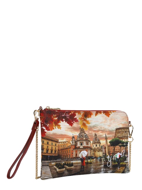 YESBAG Pochette plate avec revers Rome sous la pluie - Sacs pour Femme