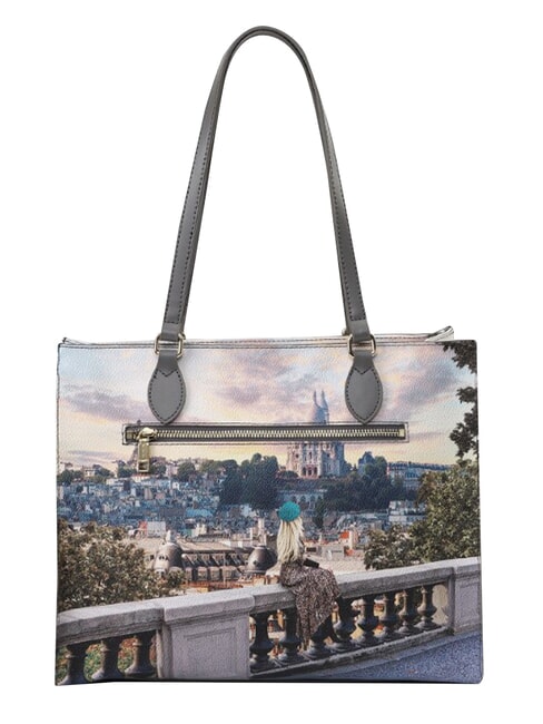 YESBAG Sac cabas, sac bandouli&egrave;re paris / cor - Sacs pour Femme