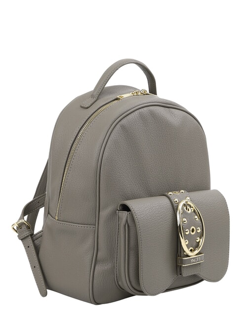 ROCKER Sac &agrave; dos avec boucle et clous taupe - Sacs pour Femme