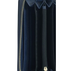 YNOT LOVERS Grand portefeuille zipp&eacute; marine - Portefeuilles Femme - 5