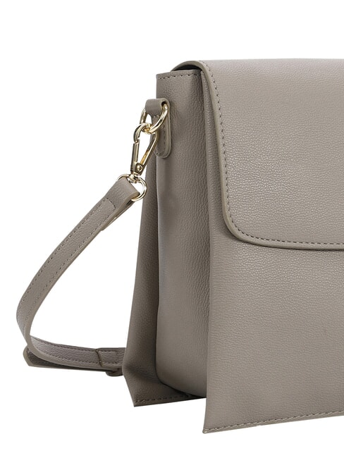 LOVERS Sac bandouli&egrave;re &agrave; rabat taupe - Sacs pour Femme
