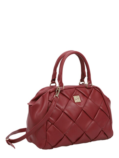 LADY Sac &agrave; main avec bandouli&egrave;re cerise - Sacs pour Femme