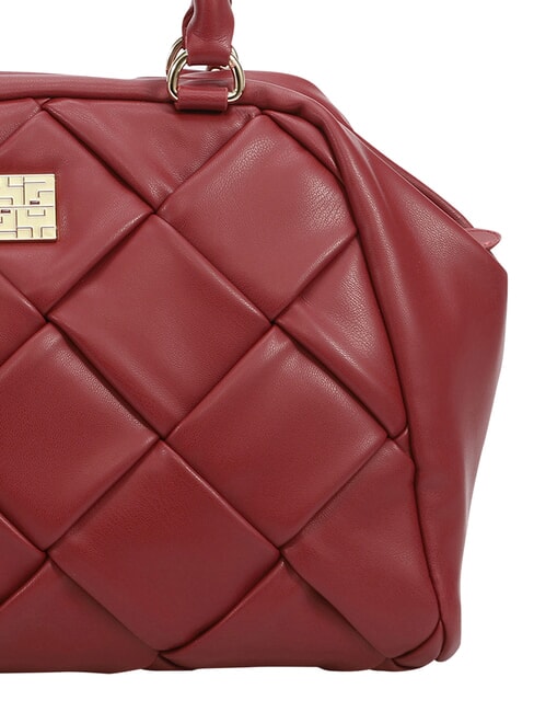 LADY Sac &agrave; main avec bandouli&egrave;re cerise - Sacs pour Femme