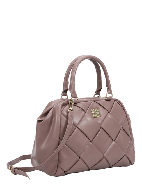 LADY Sac &agrave; main avec bandouli&egrave;re mauve - Sacs pour Femme