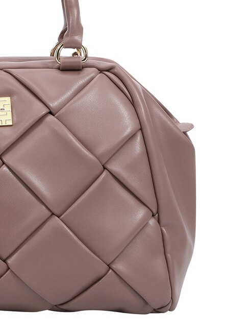 LADY Sac &agrave; main avec bandouli&egrave;re mauve - Sacs pour Femme