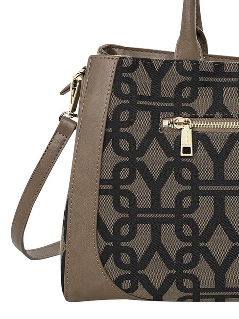 GRACE Sac &agrave; main L, avec bandouli&egrave;re MARRON - Sacs pour Femme