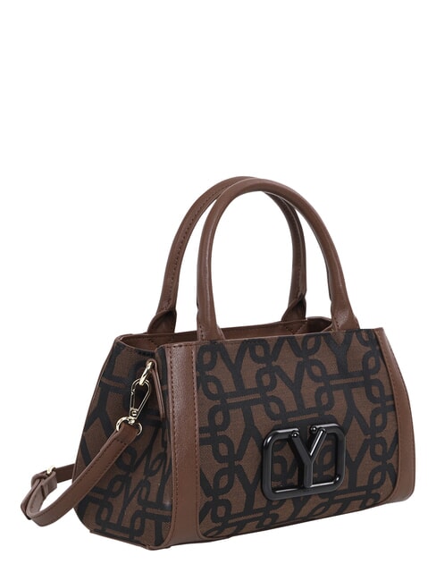 GRACE Sac &agrave; main avec bandouli&egrave;re tabac - Sacs pour Femme