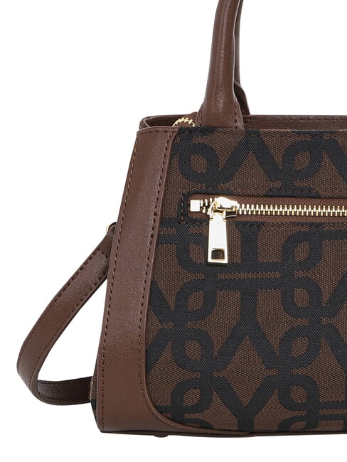 GRACE Sac &agrave; main avec bandouli&egrave;re tabac - Sacs pour Femme